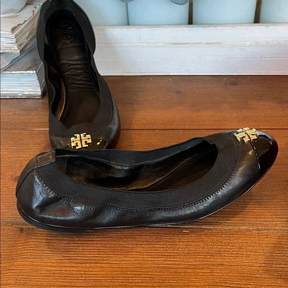 Tory Burch Jolie Black Ballet Flats - Picture 14 of 15